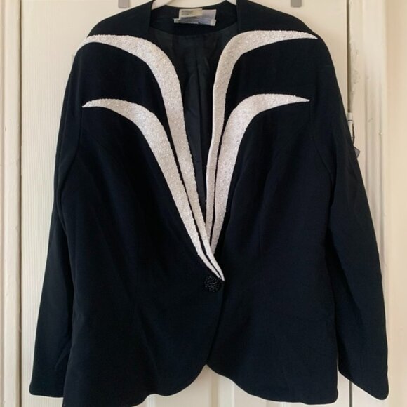 80s Suit Jacket/ Skirt Set - Picture 1 of 5